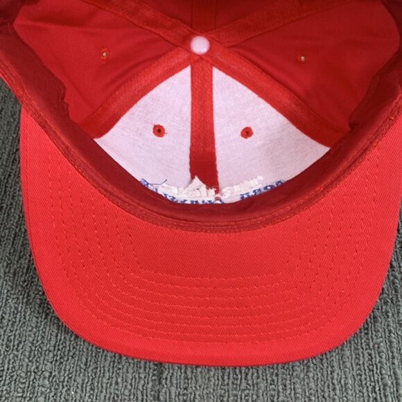 Trier Ford Chrysler Snapback Hat Mens OSFA Red Baseball Cap Attractive Headwear - Picture 10 of 12
